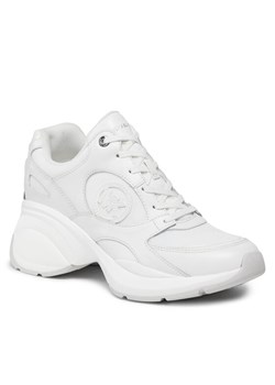 MICHAEL Michael Kors Sneakersy Zuma Trainer 43H3ZUFS2L Biały ze sklepu MODIVO w kategorii Buty sportowe damskie - zdjęcie 182681736