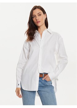 Polo Ralph Lauren Koszula 211891422001 Biały Relaxed Fit ze sklepu MODIVO w kategorii Koszule damskie - zdjęcie 182681777