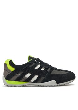 Geox Sneakersy Uomo Snake U4507A 022EK C9151 Czarny ze sklepu MODIVO w kategorii Buty sportowe męskie - zdjęcie 182681788