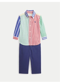 Polo Ralph Lauren Komplet koszula i spodnie materiałowe 320958600001 Kolorowy Regular Fit ze sklepu MODIVO w kategorii Komplety niemowlęce - zdjęcie 182681999