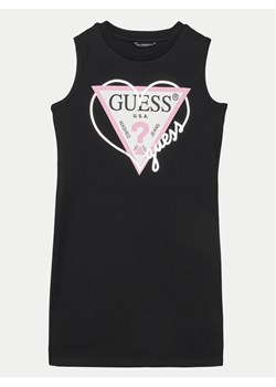 Guess Sukienka codzienna J4RK38KA6W4 Czarny Regular Fit ze sklepu MODIVO w kategorii Sukienki dziewczęce - zdjęcie 182682028