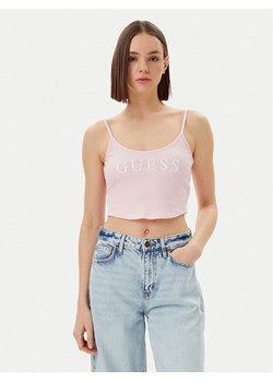 Guess Top V5GP16 K8RT2 Różowy Regular Fit - id: 0000304858758 - marki Guess - 182682089 Guess Top V5GP16 K8RT2 Różowy Regular Fit ze sklepu MODIVO w kategorii Bluzki damskie - zdjęcie 182682089