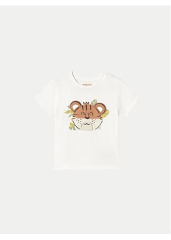 Mayoral T-Shirt 1055 Biały Regular Fit ze sklepu MODIVO w kategorii Koszulki niemowlęce - zdjęcie 182682177