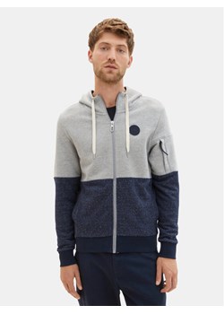 Tom Tailor Bluza 1037759 Szary Regular Fit ze sklepu MODIVO w kategorii Bluzy męskie - zdjęcie 182682179