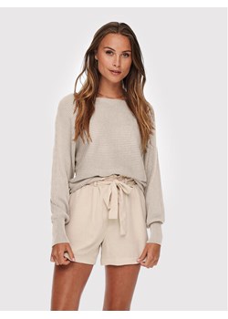 ONLY Sweter Adaline 15226298 Beżowy Relaxed Fit ze sklepu MODIVO w kategorii Swetry damskie - zdjęcie 182682329