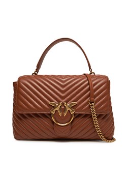 PINKO Torebka Love Lady Puff Big Cl 100042 A0GK L84Q Brązowy ze sklepu MODIVO w kategorii Torebki damskie - zdjęcie 182682338