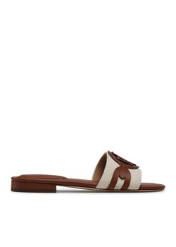 LAUREN RALPH LAUREN Klapki Alegra 802826823001 Beżowy ze sklepu MODIVO w kategorii Klapki damskie - zdjęcie 182682477