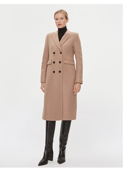 IVY OAK Płaszcz wełniany Celina IO1123F1013 Beżowy Slim Fit ze sklepu MODIVO w kategorii Płaszcze damskie - zdjęcie 182682487