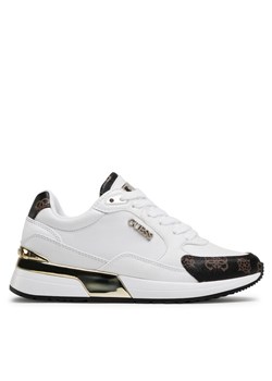 Guess Sneakersy Moxea FL5MOX FAL12 Biały ze sklepu MODIVO w kategorii Buty sportowe damskie - zdjęcie 182682625