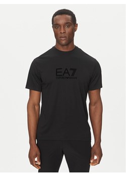 EA7 Emporio Armani T-Shirt 7M000092 AF13870 UC001 Czarny Regular Fit ze sklepu MODIVO w kategorii T-shirty męskie - zdjęcie 182682626