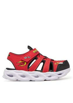 Skechers Sandały Thermo-Splash-Hydro-Flare 400613L/RDBK Czerwony ze sklepu MODIVO w kategorii Sandały dziecięce - zdjęcie 182682669
