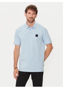 Boss Polo Parlay 143 50515596 Błękitny Regular Fit ze sklepu MODIVO w kategorii T-shirty męskie - zdjęcie 182682679