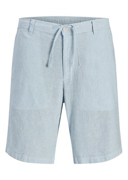 Jack&Jones Szorty materiałowe Tace Mykonos 12269376 Błękitny Slim Fit ze sklepu MODIVO w kategorii Spodenki męskie - zdjęcie 182682717