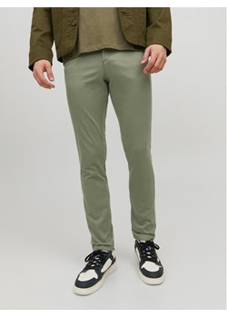 Jack&Jones Chinosy Marco 12150148 Zielony Slim Fit ze sklepu MODIVO w kategorii Spodnie męskie - zdjęcie 182682825
