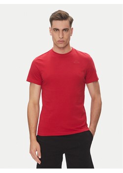 Kappa T-Shirt Logo Korpo Cafers 304J150 Bordowy Slim Fit ze sklepu MODIVO w kategorii T-shirty męskie - zdjęcie 182682877