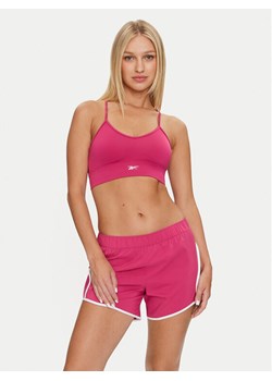Reebok Biustonosz sportowy Id Train Tri-Back Bra 100021305 Różowy ze sklepu MODIVO w kategorii Biustonosze - zdjęcie 182682888