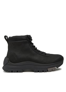 Calvin Klein Jeans Trapery Hybrid Wp Boot Laceup Rebellious YM0YM01077 Czarny ze sklepu MODIVO w kategorii Buty zimowe męskie - zdjęcie 182682965