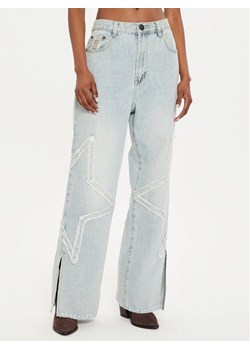 One Teaspoon Jeansy 26438 Niebieski Straight Leg ze sklepu MODIVO w kategorii Jeansy damskie - zdjęcie 182683118