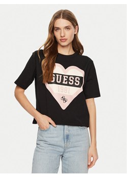 Guess T-Shirt V5RI01 I3Z14 Czarny Regular Fit ze sklepu MODIVO w kategorii Bluzki damskie - zdjęcie 182683127