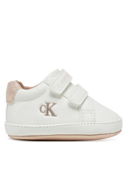 Calvin Klein Jeans Sneakersy Low Cut Velcro V0A9-82005-1582 Biały ze sklepu MODIVO w kategorii Buty sportowe dziecięce - zdjęcie 182683178