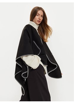 Pieces Ponczo Nadja 17152351 Czarny Relaxed Fit ze sklepu MODIVO w kategorii Poncza - zdjęcie 182683299
