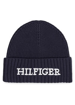 Tommy Hilfiger Czapka Monotype Beanie AM0AM11737 Granatowy ze sklepu MODIVO w kategorii Czapki zimowe męskie - zdjęcie 182683458