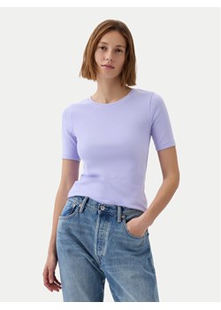 Gap T-Shirt 540635-11 Fioletowy Slim Fit ze sklepu MODIVO w kategorii Bluzki damskie - zdjęcie 182683459