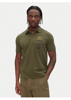 Aeronautica Militare Polo 251PO1853P191 Khaki Regular Fit ze sklepu MODIVO w kategorii T-shirty męskie - zdjęcie 182683598