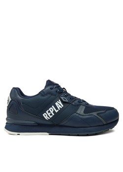 REPLAY Sneakersy Adrien Game 4 Lace-Up GMS1D.000.C0055T Granatowy ze sklepu MODIVO w kategorii Buty sportowe męskie - zdjęcie 182683668