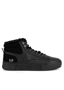 Gap Sneakersy PORTLAND CUP MID W GP505011AW-BKBK Czarny ze sklepu MODIVO w kategorii Buty sportowe damskie - zdjęcie 182683715