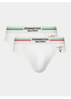 Aeronautica Militare Komplet 2 par slipów AM1USL001 Biały ze sklepu MODIVO w kategorii Majtki męskie - zdjęcie 182683729