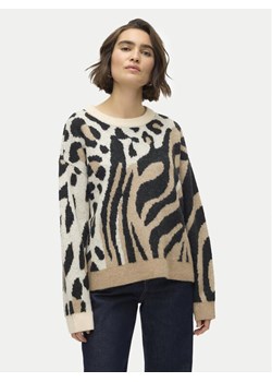 Vero Moda Sweter Kai 10310645 Beżowy Regular Fit ze sklepu MODIVO w kategorii Swetry damskie - zdjęcie 182683736
