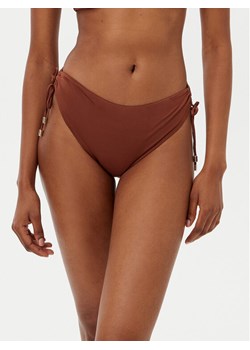 Max Mara Beachwear Dół od bikini Sandra 2516821109 Brązowy ze sklepu MODIVO w kategorii Stroje kąpielowe - zdjęcie 182683857