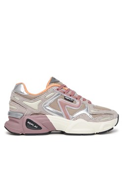 REPLAY Sneakersy GWS9N .000.C0003T Beżowy ze sklepu MODIVO w kategorii Buty sportowe damskie - zdjęcie 182683909