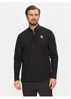 KARL LAGERFELD Koszula 605911 551671 Czarny Regular Fit ze sklepu MODIVO w kategorii Koszule męskie - zdjęcie 182683978
