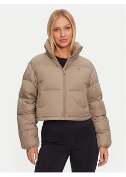 Calvin Klein Jeans Kurtka puchowa J20J223577 Beżowy Relaxed Fit ze sklepu MODIVO w kategorii Kurtki damskie - zdjęcie 182684029