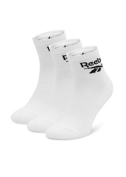 Reebok Zestaw 3 par wysokich skarpet unisex R0427-SS24 (3-pack) Biały ze sklepu MODIVO w kategorii Skarpetki damskie - zdjęcie 182684049