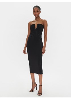 PINKO Sukienka koktajlowa 105021 A2GS Czarny Regular Fit ze sklepu MODIVO w kategorii Sukienki - zdjęcie 182684115