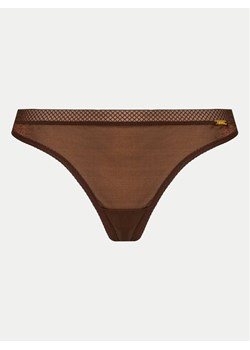 Gossard Stringi 6276 Brązowy ze sklepu MODIVO w kategorii Majtki damskie - zdjęcie 182684219