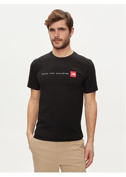 The North Face T-Shirt Never Stop NF0A87NS Czarny Regular Fit ze sklepu MODIVO w kategorii T-shirty męskie - zdjęcie 182684269