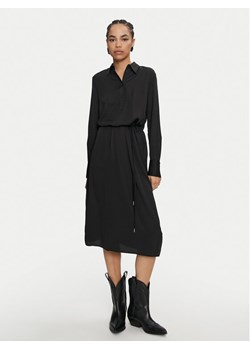 Calvin Klein Sukienka koszulowa K20K207455 Czarny Regular Fit ze sklepu MODIVO w kategorii Sukienki - zdjęcie 182684287