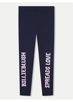 Billieblush Legginsy U20480 Granatowy Slim Fit ze sklepu MODIVO w kategorii Spodnie dziewczęce - zdjęcie 182684307