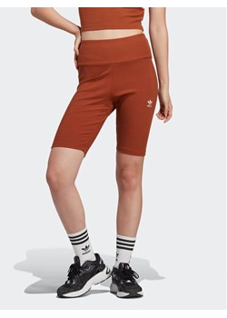 adidas Szorty sportowe Rib Shorts IL9621 Brązowy ze sklepu MODIVO w kategorii Szorty - zdjęcie 182684346