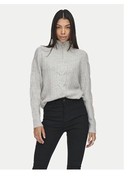 JDY Sweter Andrea 15242811 Szary Regular Fit ze sklepu MODIVO w kategorii Swetry damskie - zdjęcie 182684456