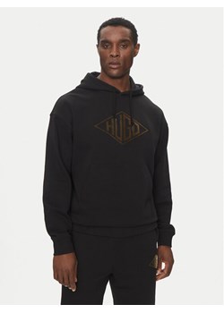 HUGO Bluza Dacorolo 50534947 Czarny Relaxed Fit ze sklepu MODIVO w kategorii Bluzy męskie - zdjęcie 182684557