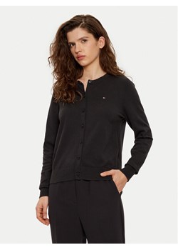 Tommy Hilfiger Kardigan WW0WW42370 Czarny Regular Fit ze sklepu MODIVO w kategorii Swetry damskie - zdjęcie 182684616
