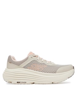 Skechers Sneakersy Max Cushioning Endea 129470/NAT Brązowy ze sklepu MODIVO w kategorii Buty sportowe damskie - zdjęcie 182684618
