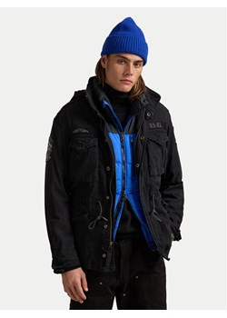 Polo Ralph Lauren Kurtka przejściowa 710955784001 Czarny Regular Fit ze sklepu MODIVO w kategorii Kurtki męskie - zdjęcie 182684706