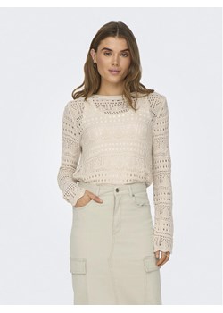 JDY Sweter Sun Lay 15287384 Beżowy Regular Fit ze sklepu MODIVO w kategorii Swetry damskie - zdjęcie 182684727