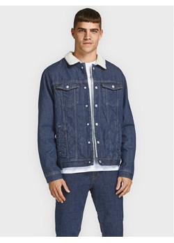 Jack&Jones Kurtka jeansowa Jean 12181157 Granatowy Regular Fit ze sklepu MODIVO w kategorii Kurtki męskie - zdjęcie 182684827